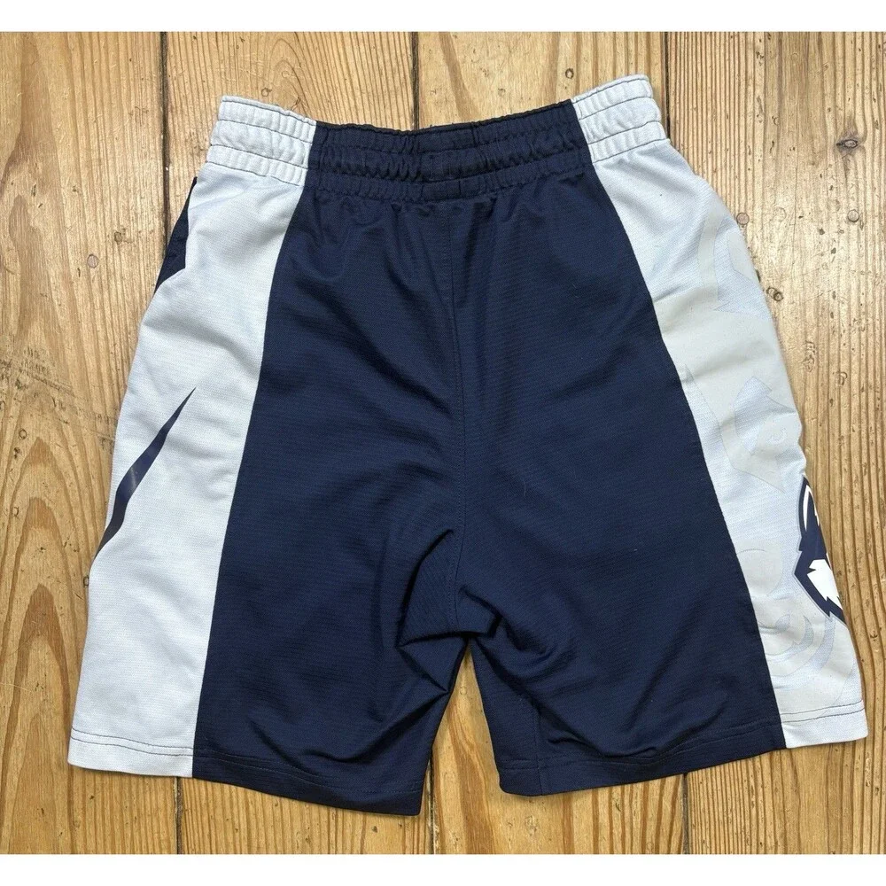 Nike UCONN Huskies Dri-Fit Basketball Running Shorts Men’s Small Blue White